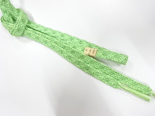 未使用品　正絹　夏手組帯締め